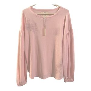 NWT Cupio Waffle Knit Womens Top M/M/M Oversized